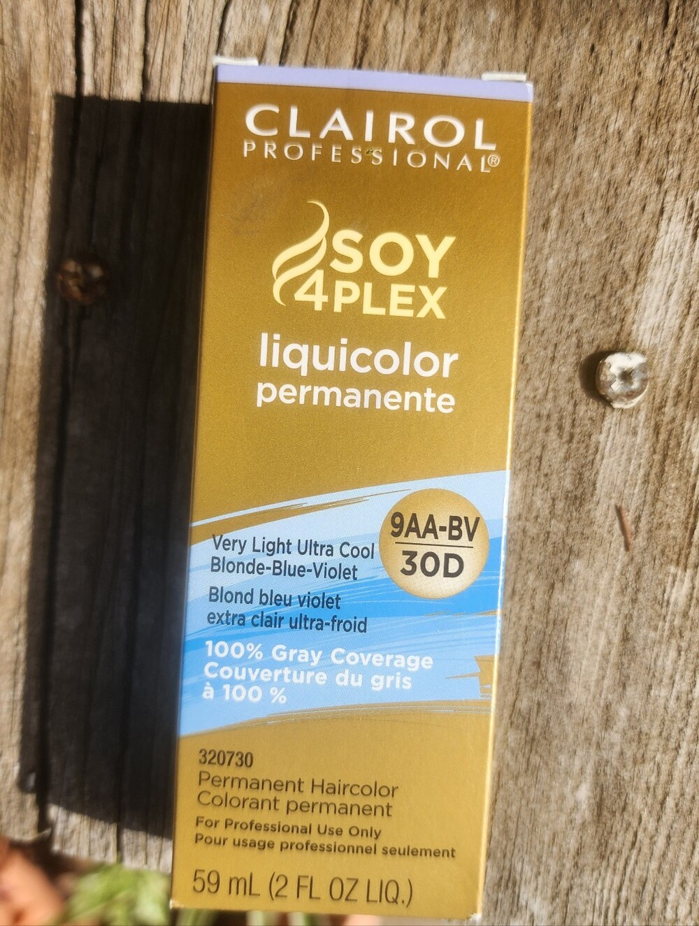 Clairol Liquicolor Perm 2oz - 30D/9AA-BV VL Ultra Blonde Blue Violet